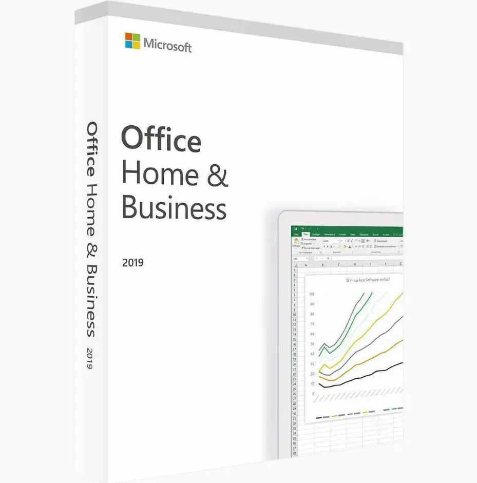 Office 2019 Home and Business Lifetime License Key For Windows